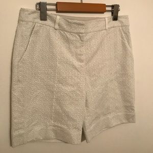 Diane Von Furstenburg white shorts